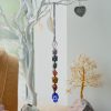 Lógó Chakra Kő Medál - Hamsa