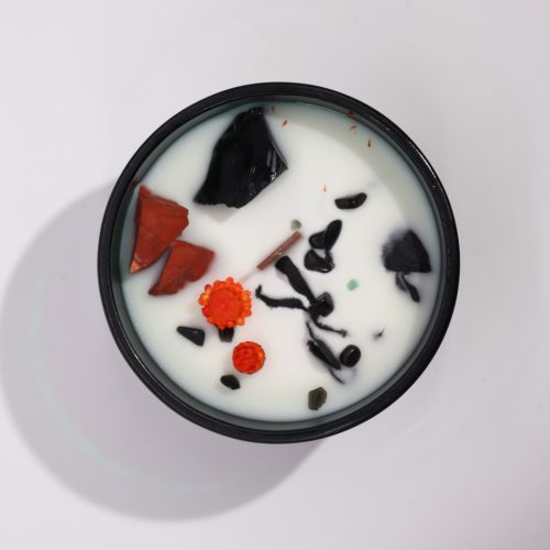 Hop Hare Kristály Gyertya Virágokkal - Ördög