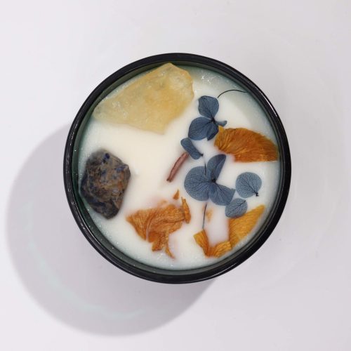 Hop Hare Kristály Gyertya Virágokkal - Trón