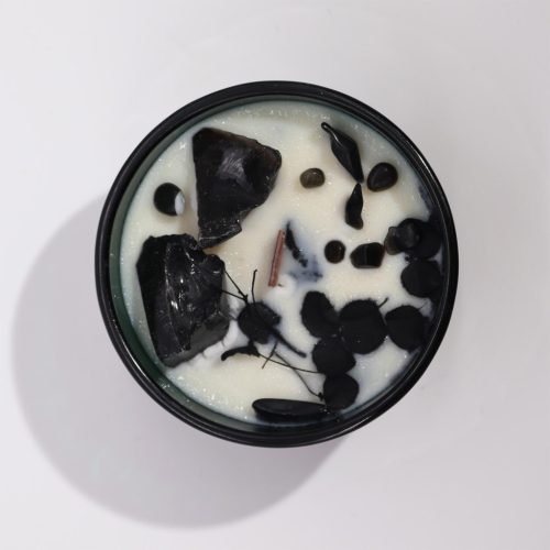 Hop Hare Kristály Gyertya Virágokkal - Kardok