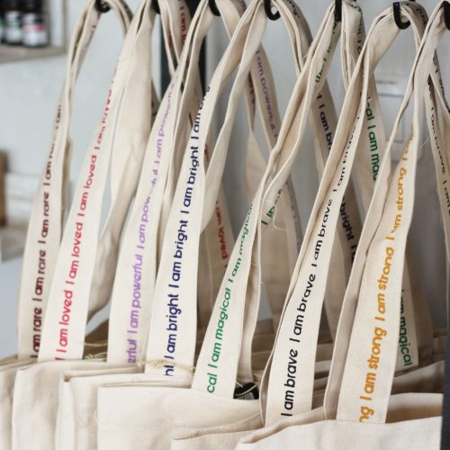 Hop HareTarot Táska- I am Strong - 10oz Pamutvászon