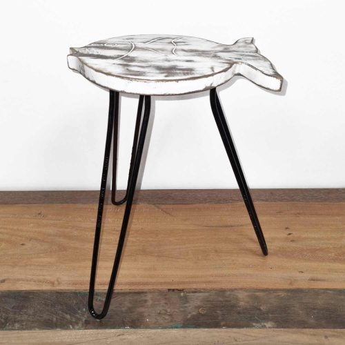 Sámánfa Halacska Virágállvány - Fehér Súrolt