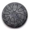 Acél Nyelv Dob - Vésett Om Mandala - 16cm