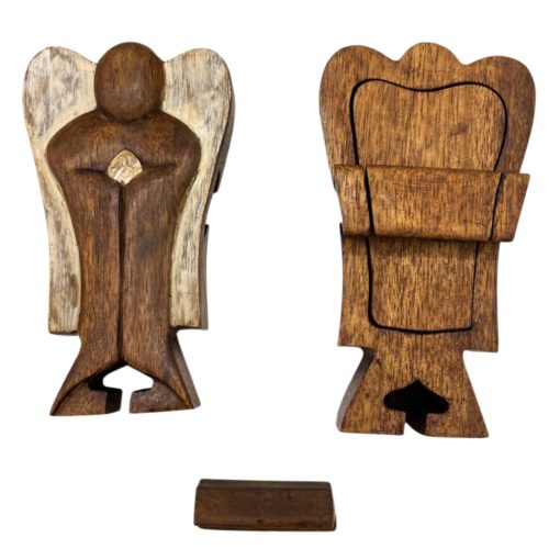 Hati-Hati Angyal Titokdoboz - Béke - 14cm