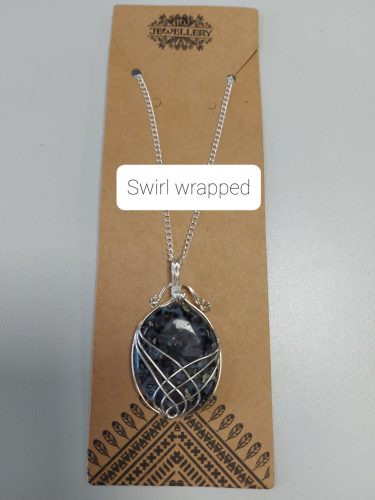 Örvény  Ásvány Nyakék -Rózsakvarc