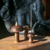 Füstölőállvány Mini Gomba-3-mas szett (8cm 7cm 6.5cm)