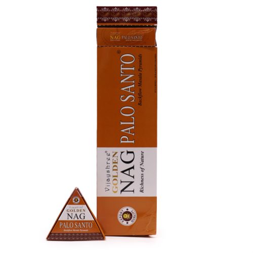 42g Jumbo Golden Nag - Palo Santo Visszaáramló Backflow Füstölőkúpok