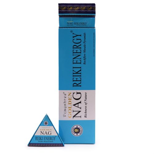 42g Jumbo Golden Nag - Reiki Energia Visszaáramló Backflow Füstölőkúpok