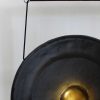 Nagy Gong Állványon - 80cm - Fekete