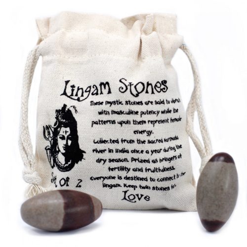Shiva Lingam - 2 Kő
