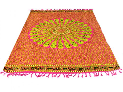 Rubin és Zöld Citrom Mandala Szarong