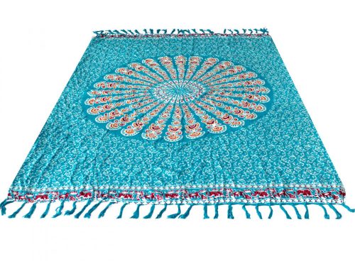 Kék és Narancsszínű Mandala Szarong
