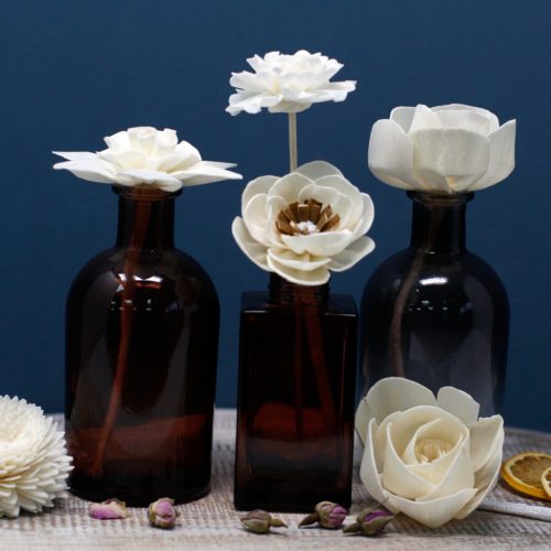 Természetes Diffúzor Virág - Liliom Bambusz Pálcikán