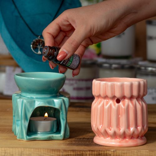 Geometrikus Aromalámpa - Kék