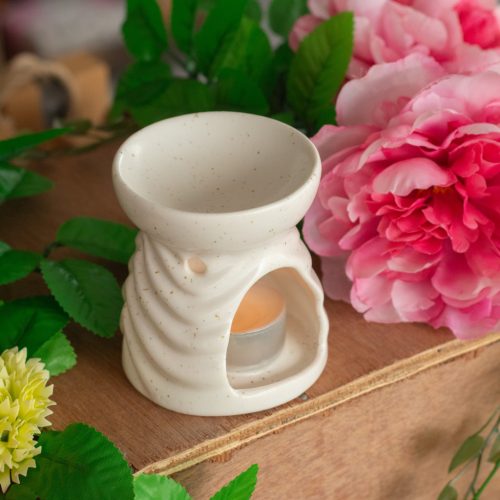 Geometrikus Aromalámpa- Krémszínű