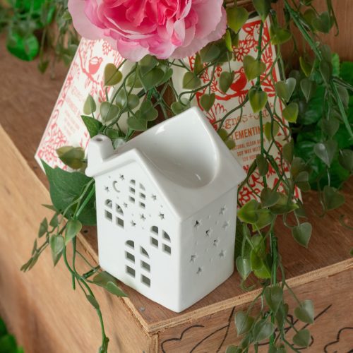 Házikó Aromalámpa - Fehér