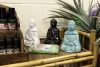 Ülő Buddha Aromalámpa - Fekete