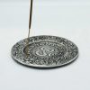 Fényesített Alumínium Om Kerek Füstölő Állvány 11cm