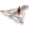 Fényesített Alumínium 7 Chakra Yoga Füstölő Állvány 12x12cm