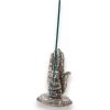 Kéz és Buddha Füstölő Állvány 13x9cm