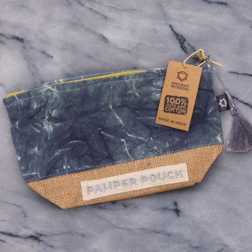 Kényeztető Tasak - Sötétkék - Kőmosás