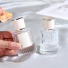 Kék- 30ml Kerek Bordás Üveg, Szórófej és Kupak