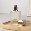 Rózsaszínű - 30ml Kerek Bordás Üveg, Szórófej és Kupak
