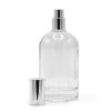 100ml Kerek Üveg, Szórófej és Ezüst Kupak