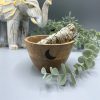 Rituális Fa Tál - Három Hold- 12x7cm