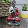 Buddha Gyertyatartó - Piros - Közepes