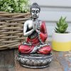 Buddha Gyertyatartó - Piros - Közepes