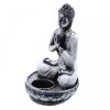 Buddha Gyertyatartó - Fehér - Közepes