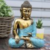 Kékeszöld és Arany Buddha - Nagy