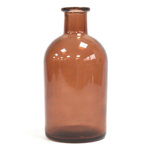 250 ml Kerek Antik Diffúzor Üveg  - Jantár