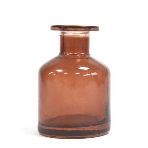 140 ml Kerek Alkimista Diffúzor Üveg - Barna
