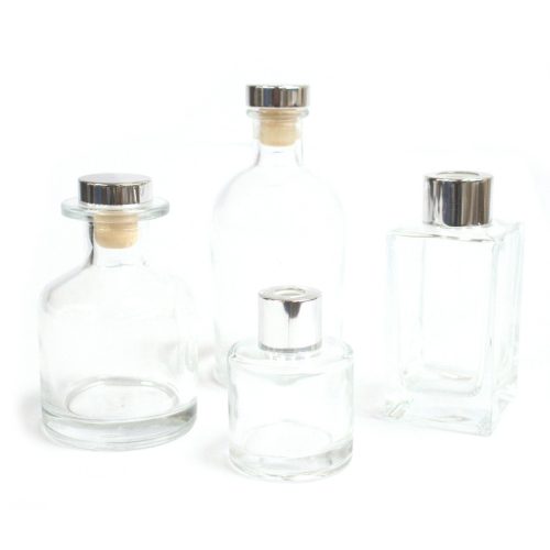 50 ml Kerek Diffúzor Üveg - Tiszta