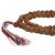 108 Rudraksha Mala Lánc - 4 arcú rudraksa / 4 mukhi rudraksha - Natúr