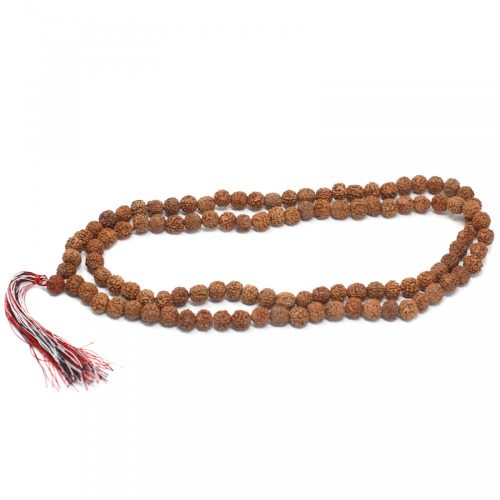 108 Rudraksha Mala Lánc  - Natúr