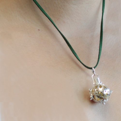 Ezüst Angyalhívó Csengő - Gyógyítás - 23mm