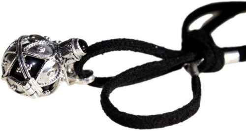 Ezüst Angyalhívó Csengő - Sötétség - 16mm