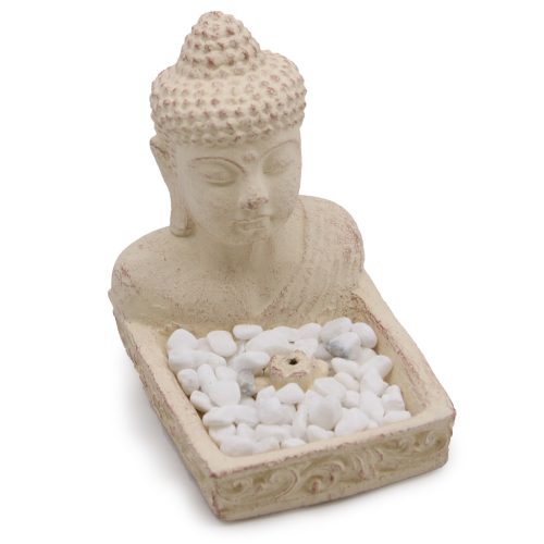 Buddha Fengshui Füstölő Állvány (krémszínű)