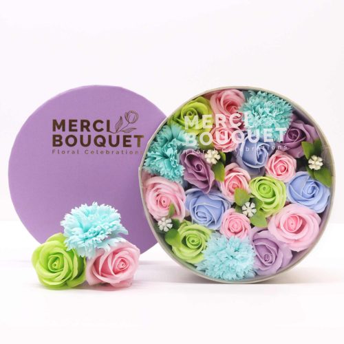 Kerek Doboz - Babaköszöntő- Kék