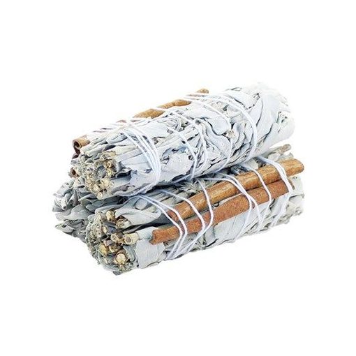 Füstölő Köteg - Fehér Zsálya & Fahéj 10cm