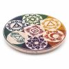Szappankő Kerek Füstölő Állvány 10cm - Hét Chakra