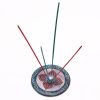 Szappankő Kerek Füstölő Állvány 12cm - Négy Szirom