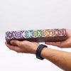 Szappankő Füstölő Állvány Lyukakkal 25cm - 7 Chakra
