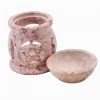 Kicsi Szappankő Aromalámpa 8cm - Három Hold Pentagon