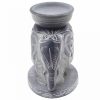 Szappankő Aromalámpa 10.5cm - Álló Elefánt