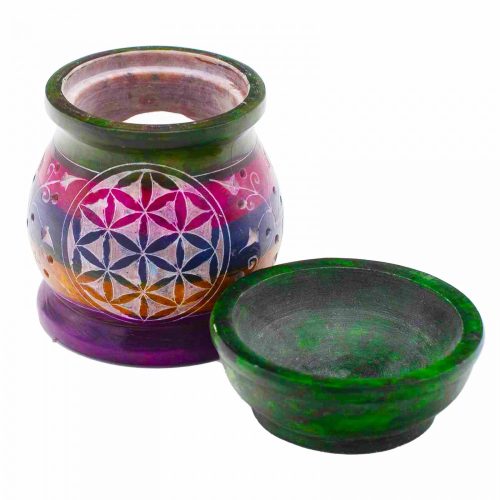 Szappankő Aromalámpa 10cm - Az Élet Virága