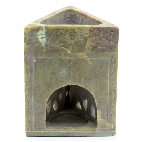 Háromszög Szappankő Aromalámpar 11x9cm - Elefánt